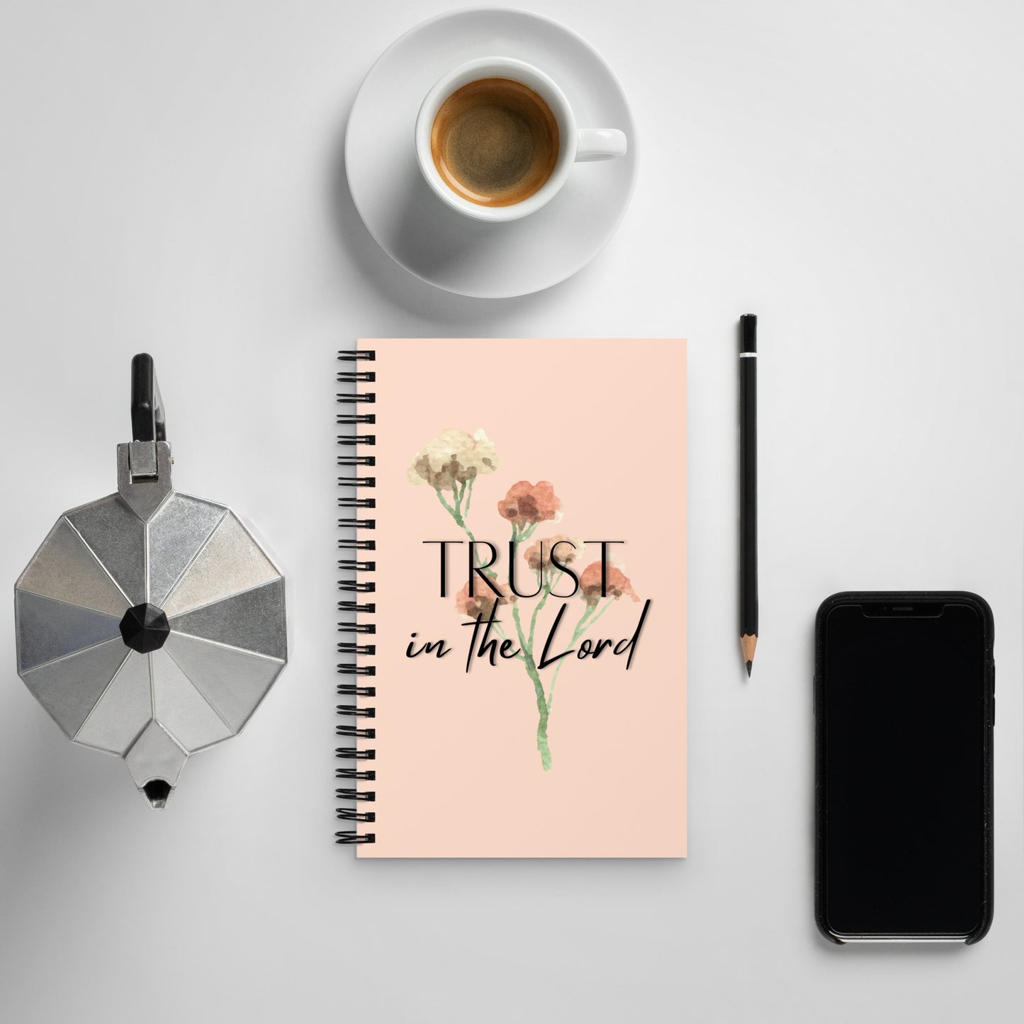 "Trust in the Lord" Spiral notebook