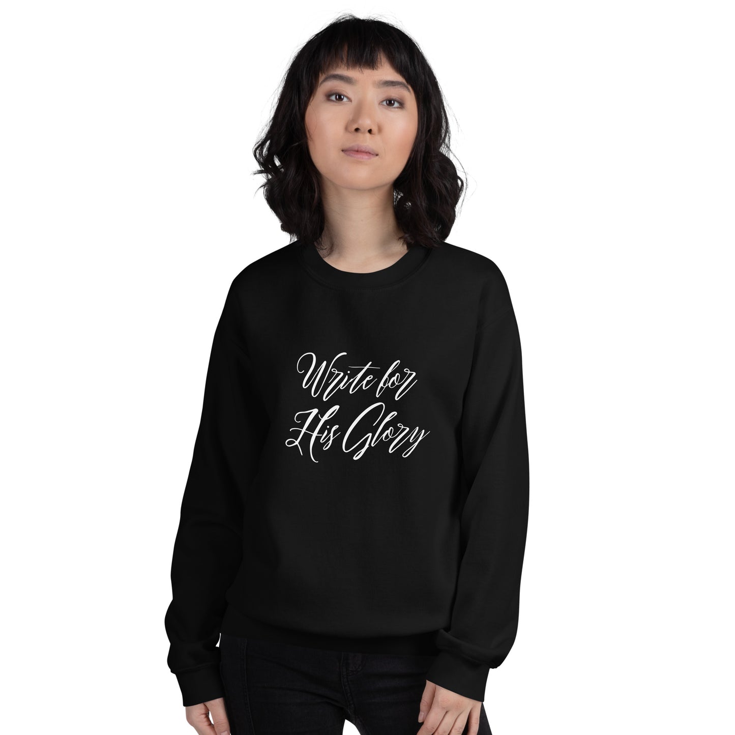 "Write for His Glory" Unisex Sweatshirt