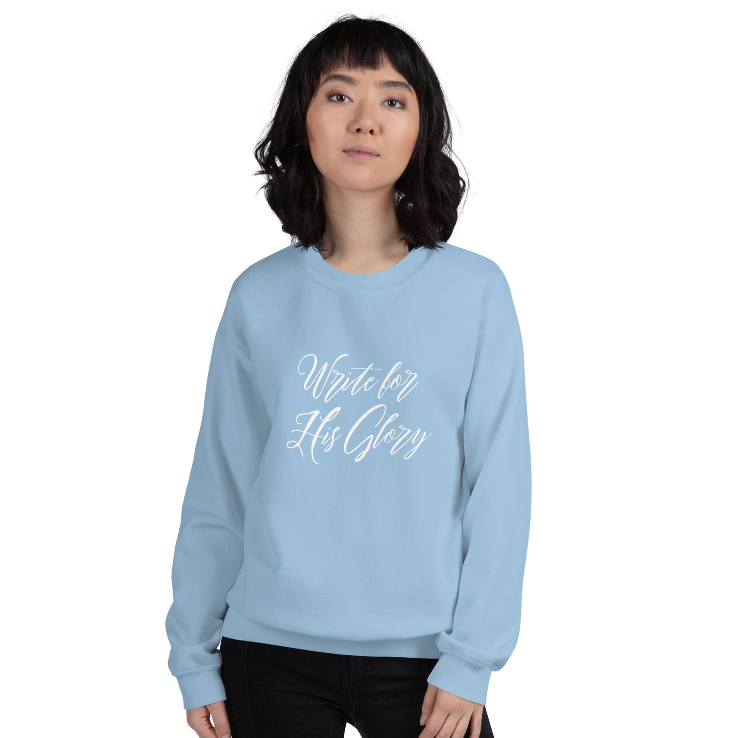 "Write for His Glory" Unisex Sweatshirt