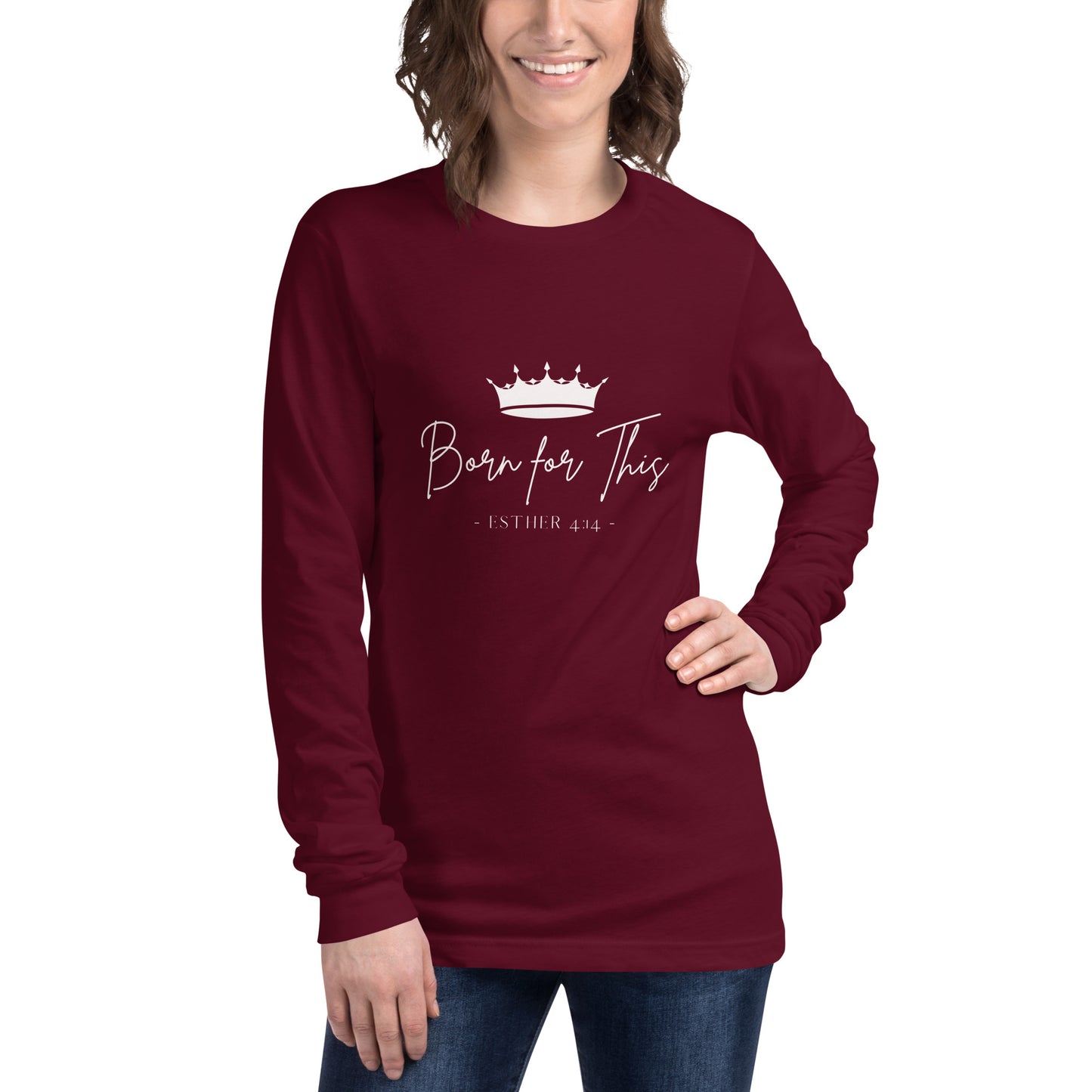 "Born for This" Unisex Long Sleeve Tee