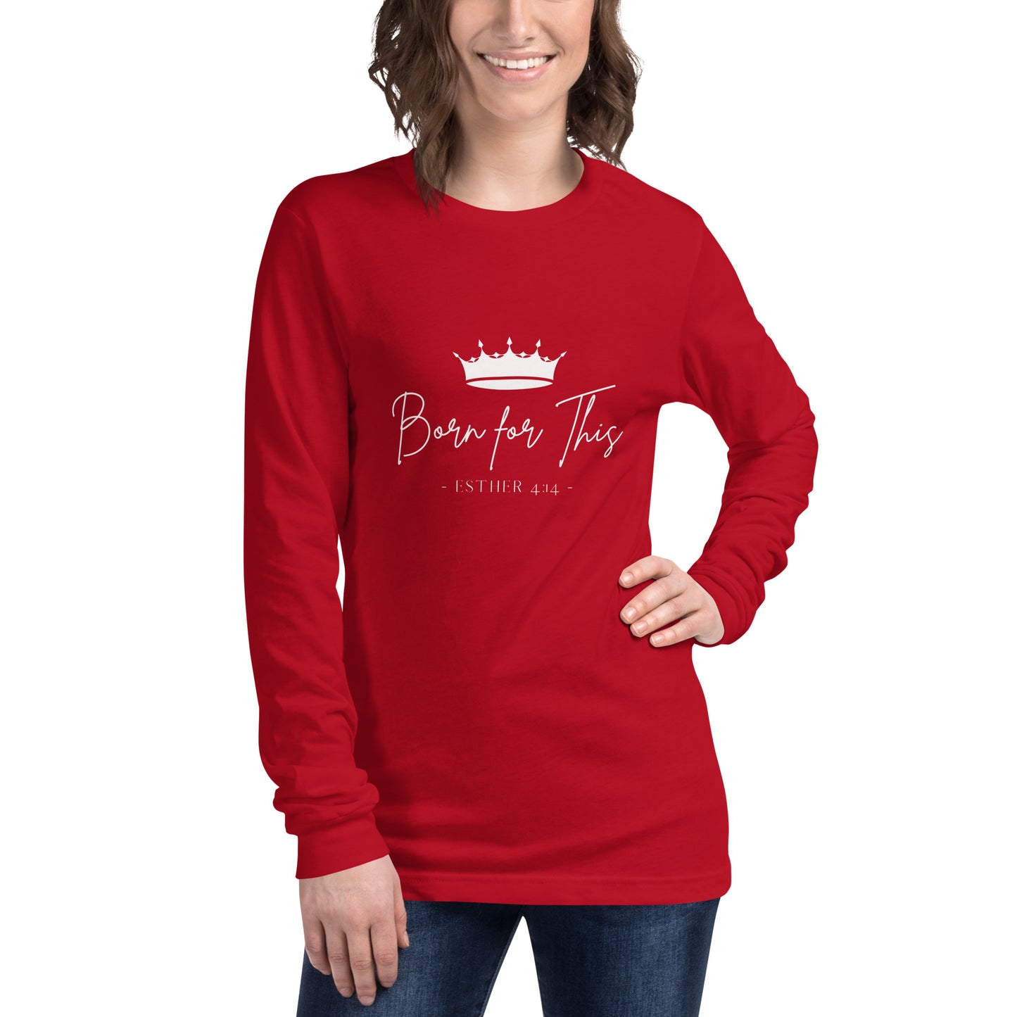 "Born for This" Unisex Long Sleeve Tee