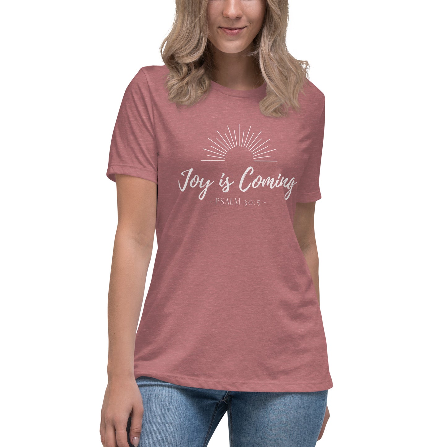 "Joy is Coming" Women's Relaxed T-Shirt