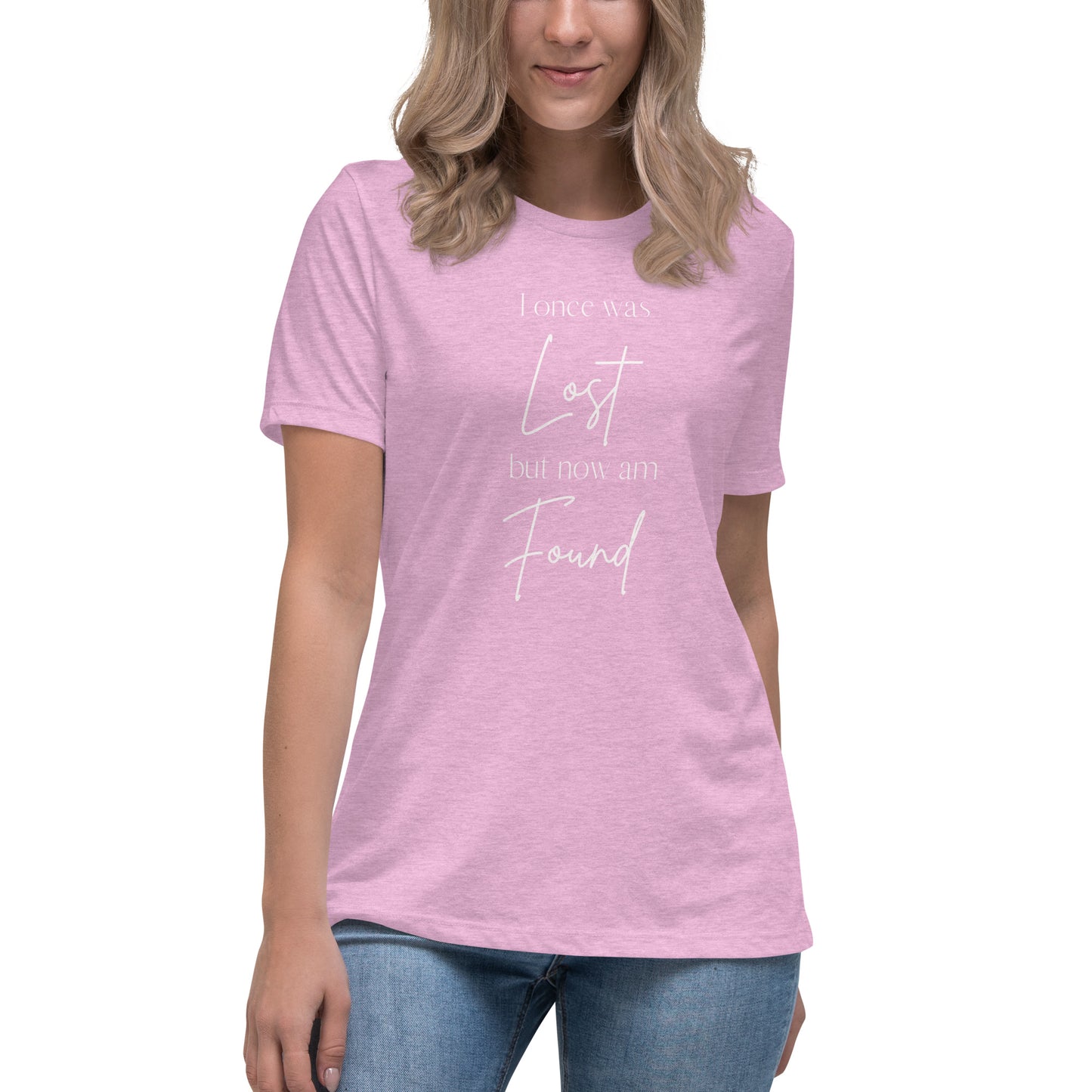"I once was lost but now am found" Women's Relaxed T-Shirt