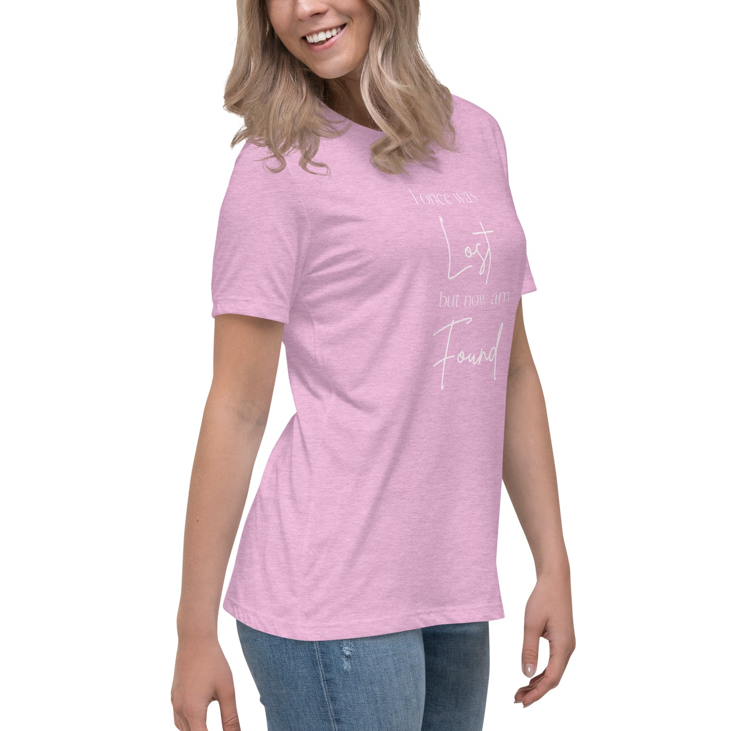 "I once was lost but now am found" Women's Relaxed T-Shirt