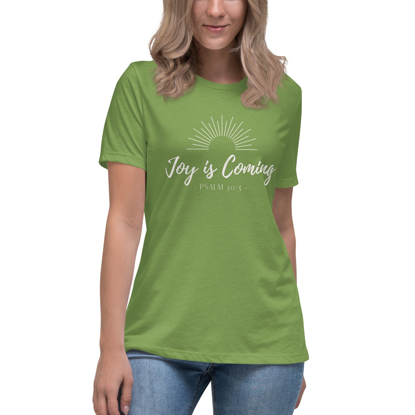 "Joy is Coming" Women's Relaxed T-Shirt