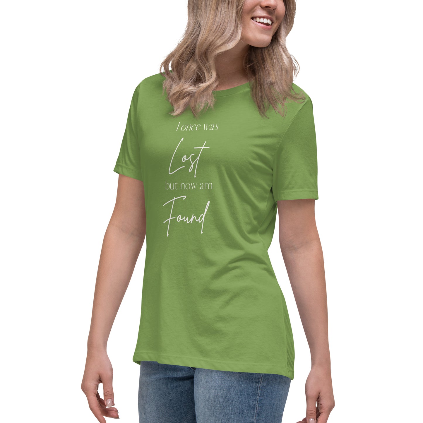 "I once was lost but now am found" Women's Relaxed T-Shirt