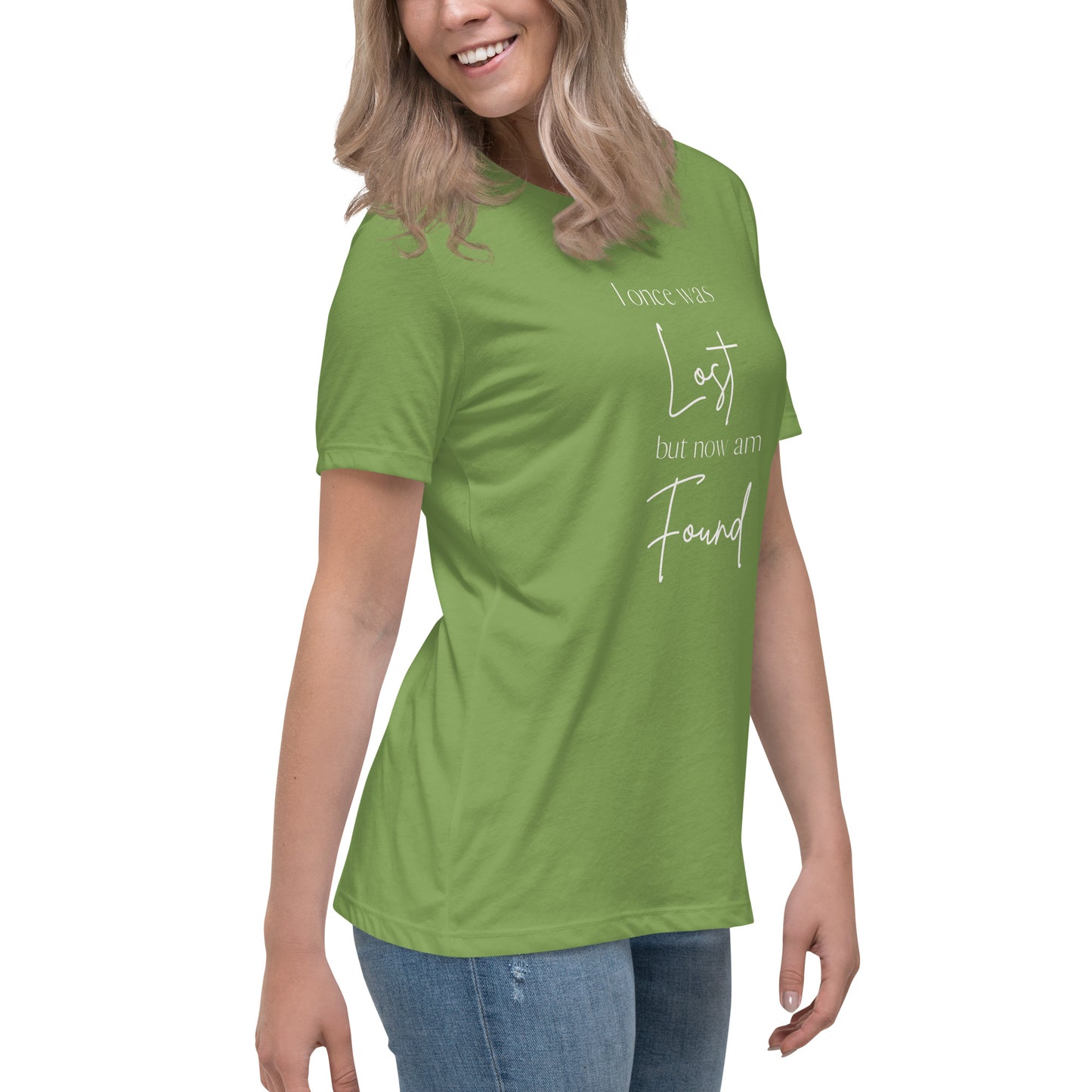 "I once was lost but now am found" Women's Relaxed T-Shirt