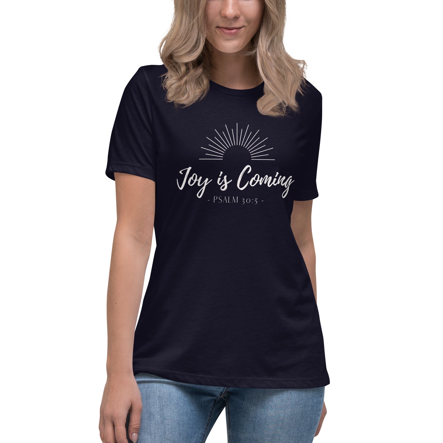 "Joy is Coming" Women's Relaxed T-Shirt