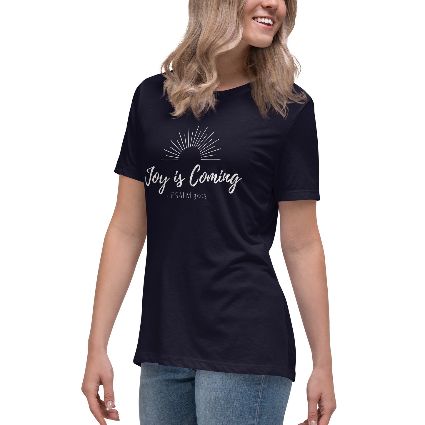"Joy is Coming" Women's Relaxed T-Shirt