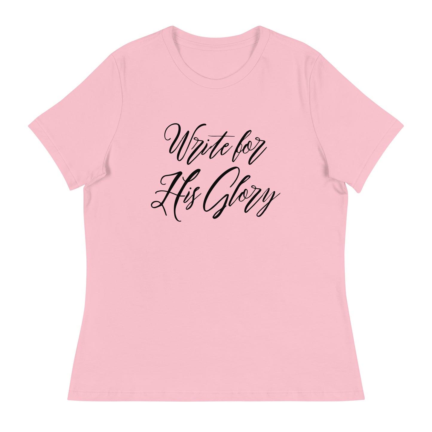"Write for His Glory" Women's Relaxed T-Shirt