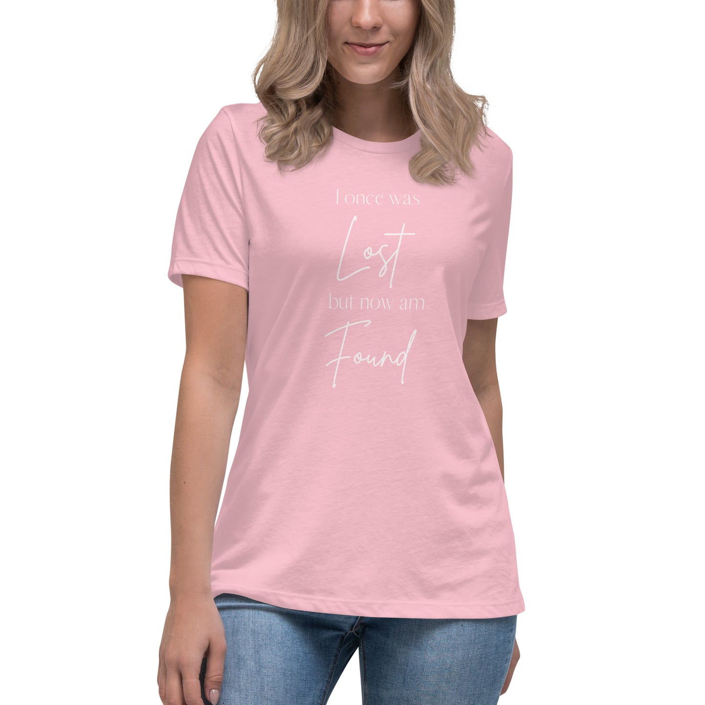 "I once was lost but now am found" Women's Relaxed T-Shirt